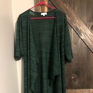 Green and black Shirley cardigan size small